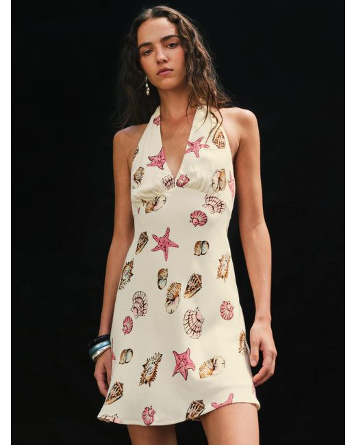 Reformation Black Delanie Dress