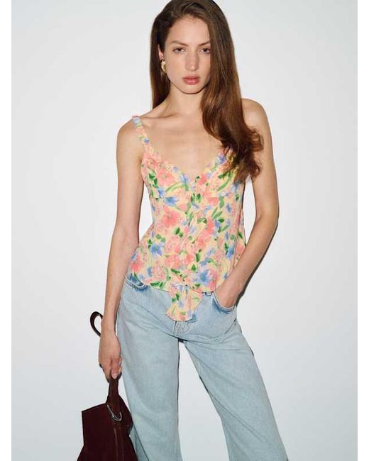 Reformation White Cori Top 0