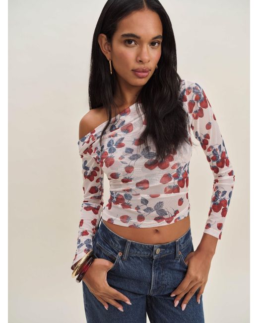 Reformation Multicolor Elio Knit Top