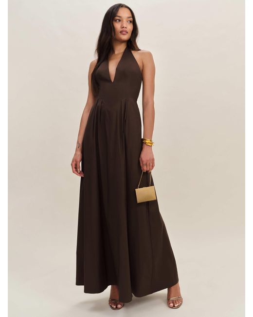Reformation Black Diara Dress 0