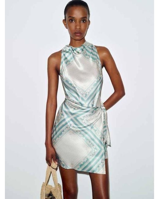 Reformation White Stelliana Silk Dress