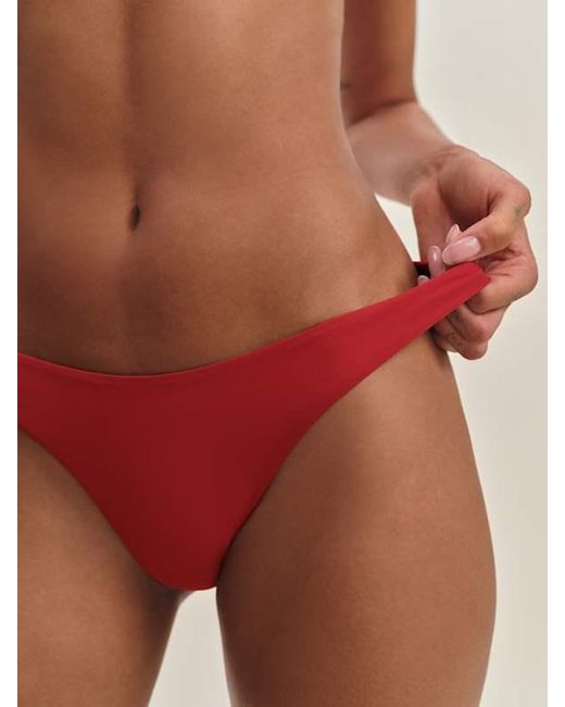 Reformation Red Amore Bikini Bottom