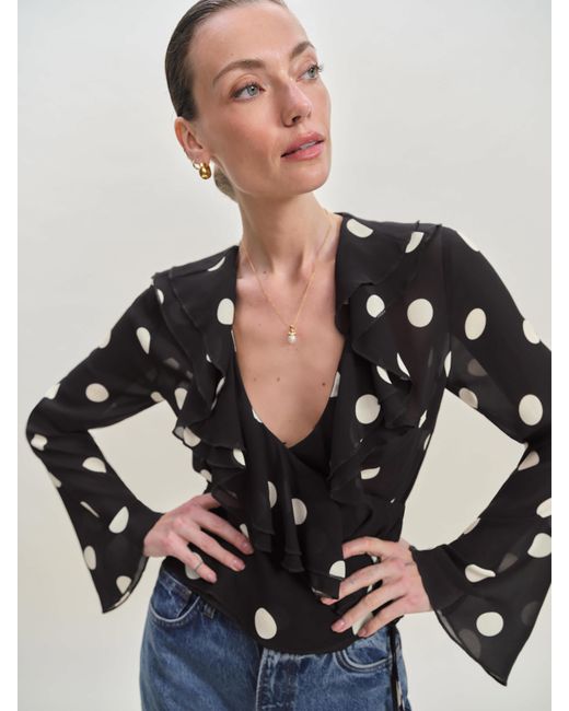 Reformation Black Kilah Top 6