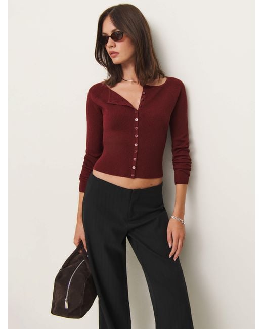 Reformation Red Meadow Regenerative Merino Cardigan