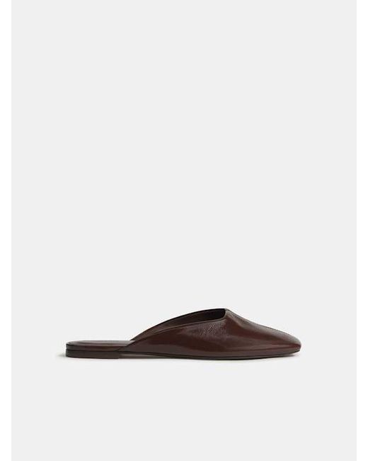 Reformation Brown Inez Flat Mule 5