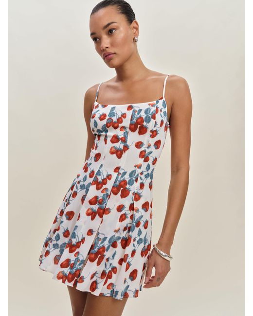 Reformation White Annelise Dress 4