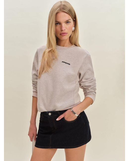 Patagonia Natural P-6 Logo Uprisal Crew Sweatshirt