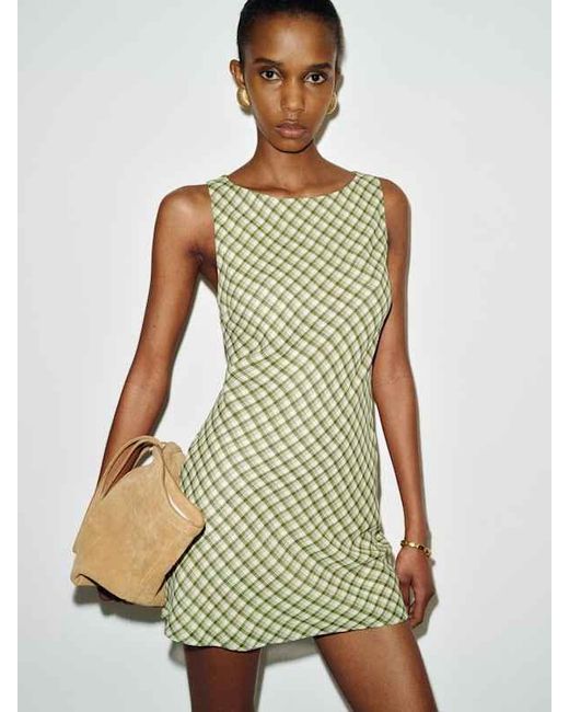 Reformation Green Dale Dress