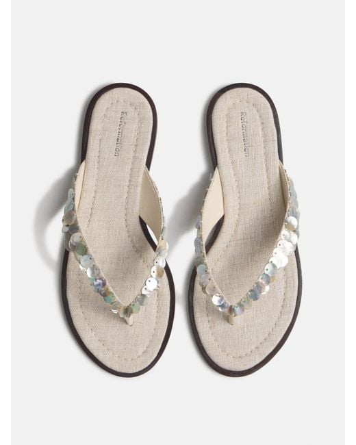 Reformation Natural Jessie Thong Sandal 5