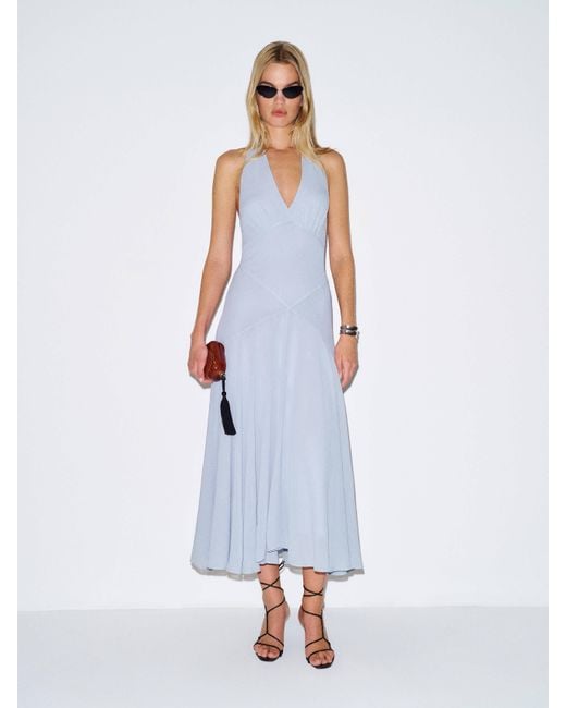 Reformation White Briony Dress Cloud