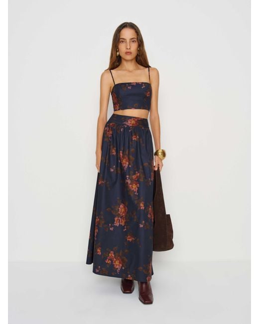 Reformation Blue Amor Two Piece 2