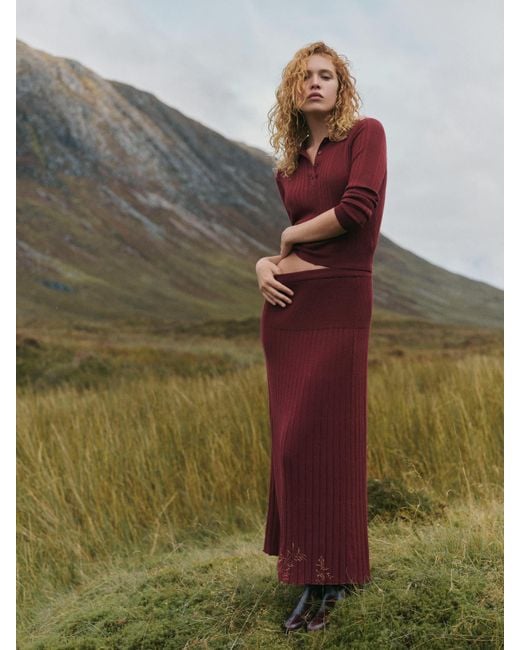 Reformation Green Hermia Regenerative Merino Polo