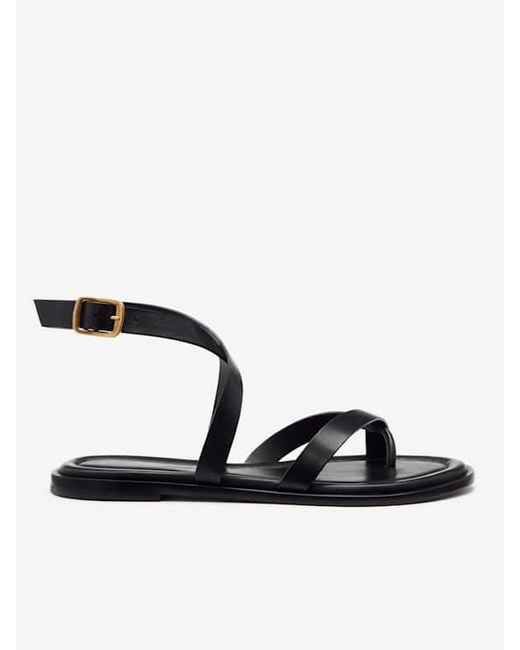 Reformation Multicolor Jane Flat Sandal Leather 5
