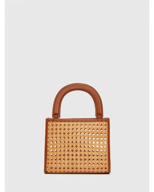 Reformation Natural Emma Mini Bag Rattan