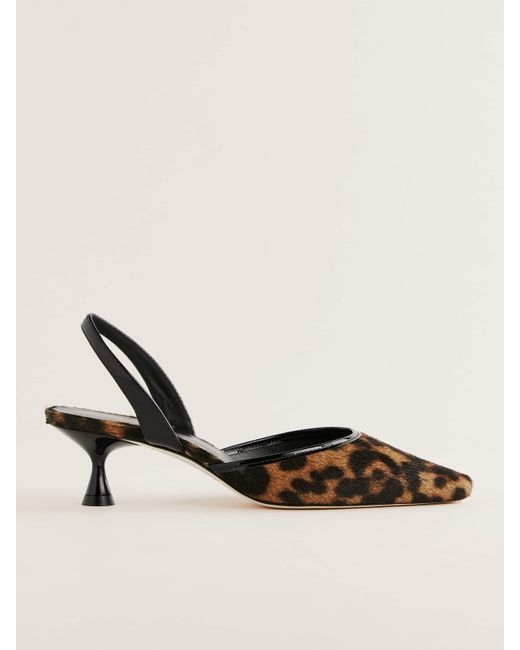 Reformation Natural Reed Slingback Heel