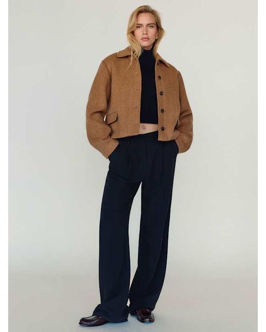 Reformation Brown Warren Jacket