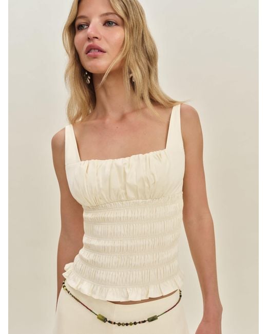 Reformation Natural Jeanette Top