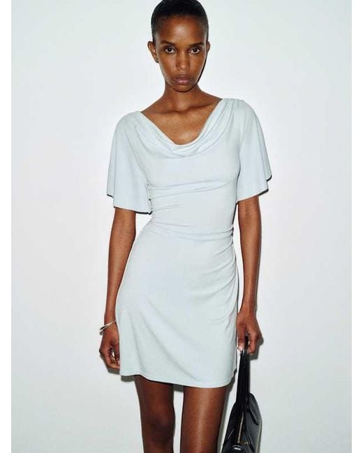 Reformation White Nina Knit Dress