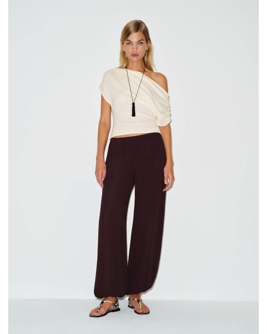 Reformation Blue Iris Knit Top