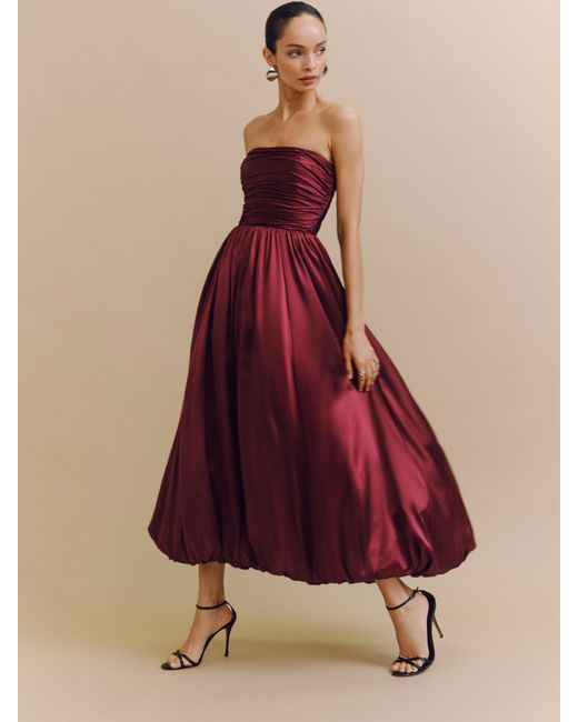 Reformation Red Elspeth Dress