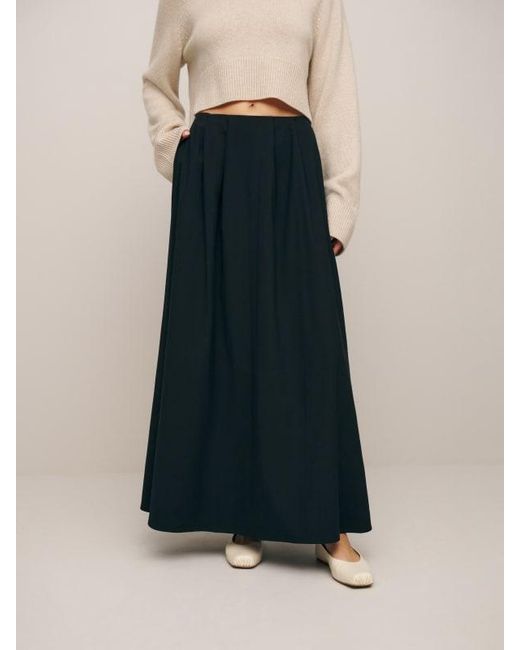 Reformation White Lucy Skirt