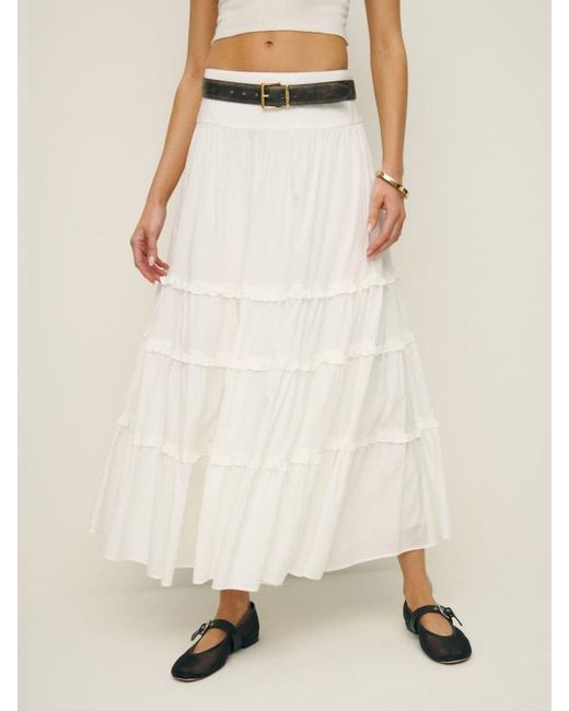 Reformation Natural Evelina Skirt