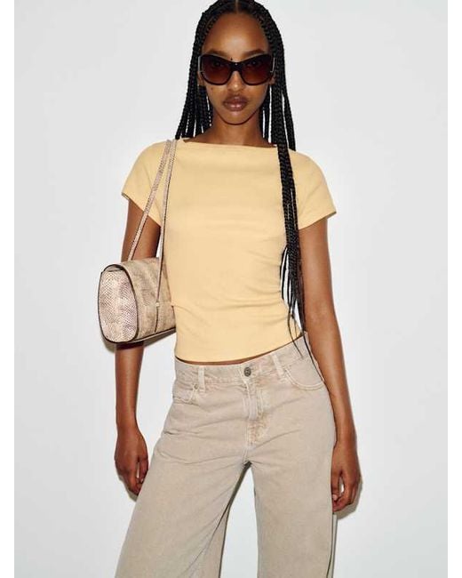 Reformation White Talia T-Shirt
