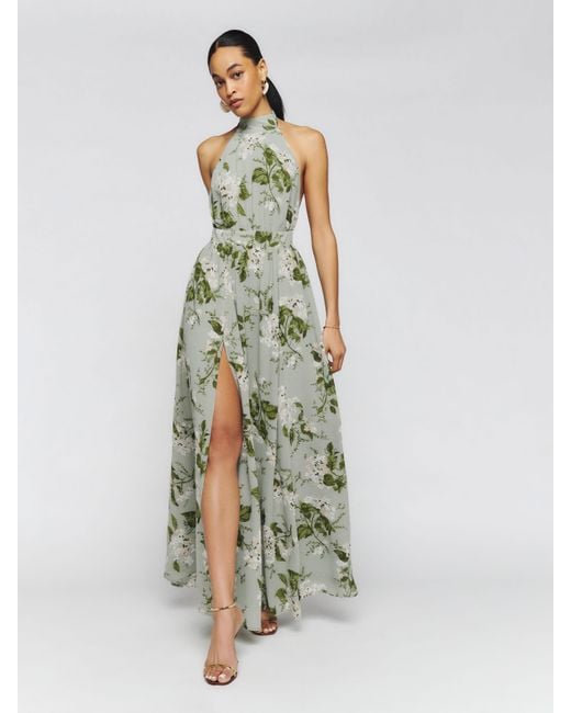 Reformation halter cheap dress