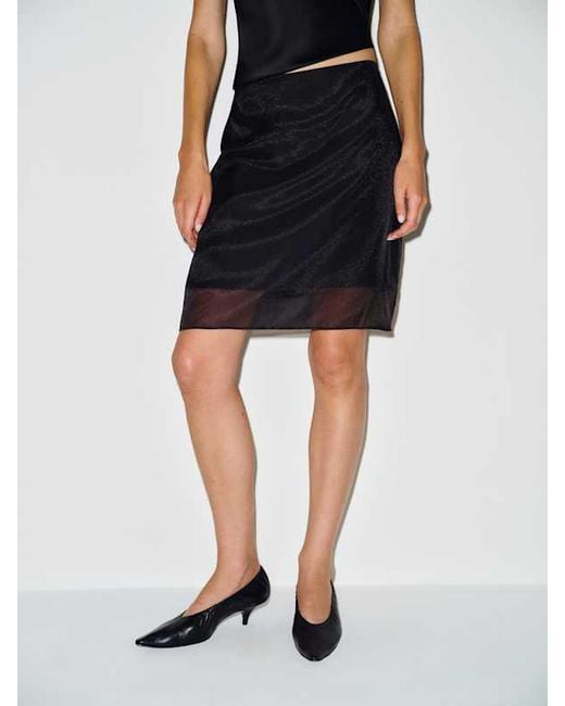 Reformation Blue Reverie Skirt