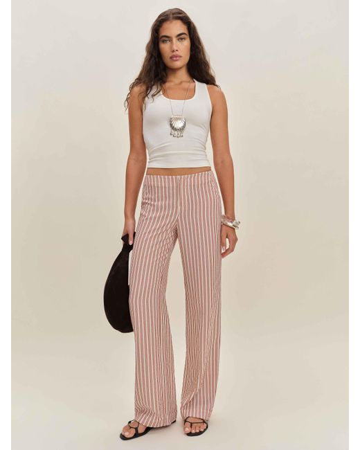 Reformation Natural Vida Low Rise Pant