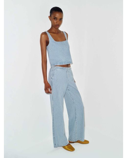 Reformation White Sheba Denim Pant