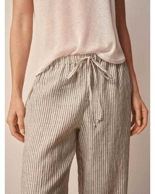 Reformation Natural Olina Linen Pant