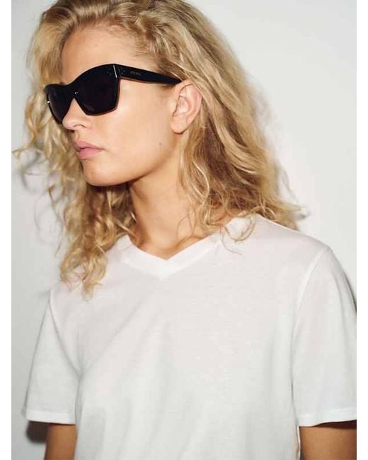 Reformation White Lexi T-Shirt