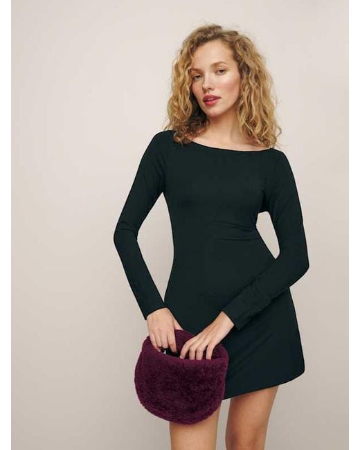 Reformation Jaelynn Knit Dress in Natural | Lyst Reformation Jaelynn Knit Dress in Natural | Lyst