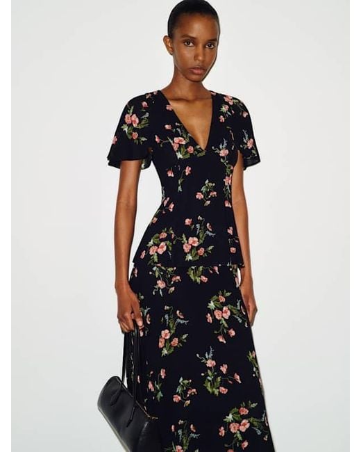 Reformation Blue Zuri Two Piece 0