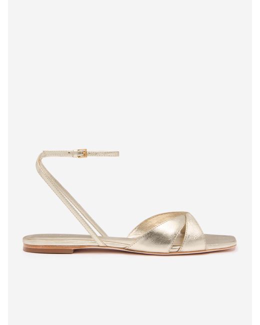 Reformation Natural Marigold Flat Sandal