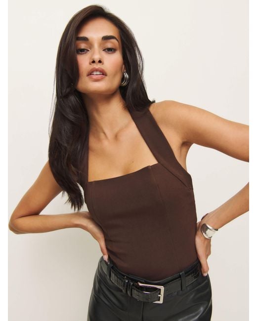 Reformation Multicolor Finnian Knit Top