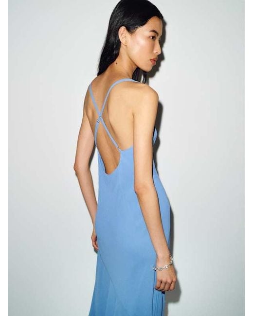 Reformation Blue Marysia Dress