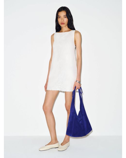 Reformation White Daxton Dress