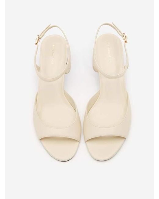 Reformation Natural Sandy Heeled Sandal