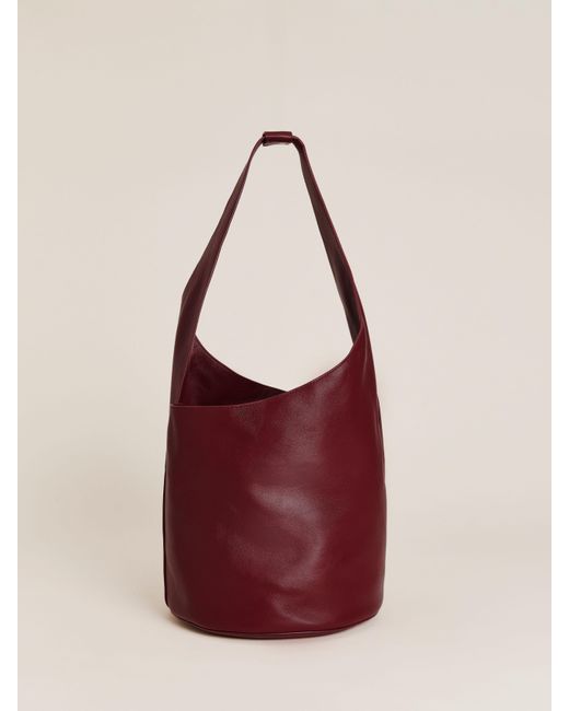 Reformation Blue Medium Silvana Bucket Bag