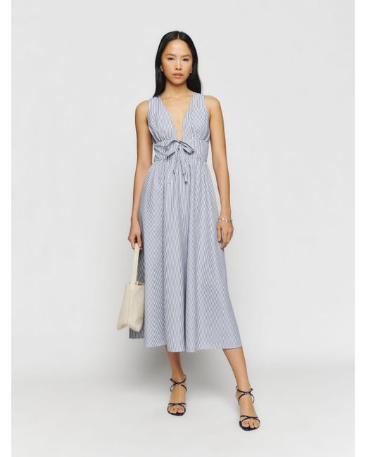 Reformation White Alvin Dress