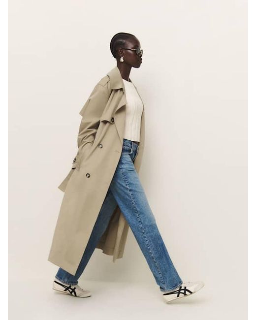 Reformation Natural Matteo Trench Coat
