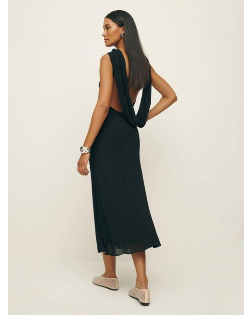 Reformation Blue Portia Dress