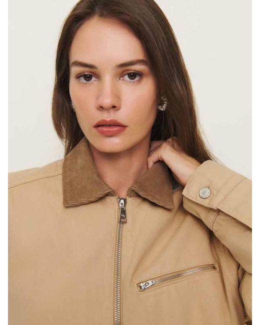 Reformation Natural Harrison Utility Jacket