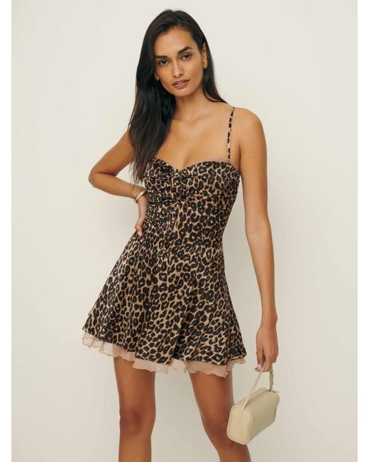 Reformation Multicolor Ursula Silk Dress