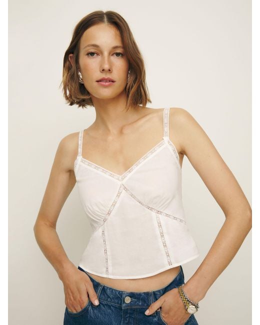 Reformation Natural Christa Top