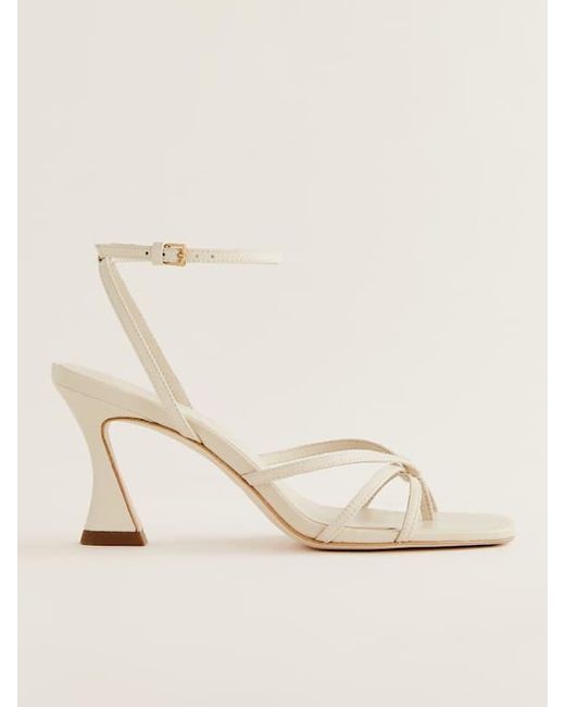 Reformation Black Gen Heeled Sandal