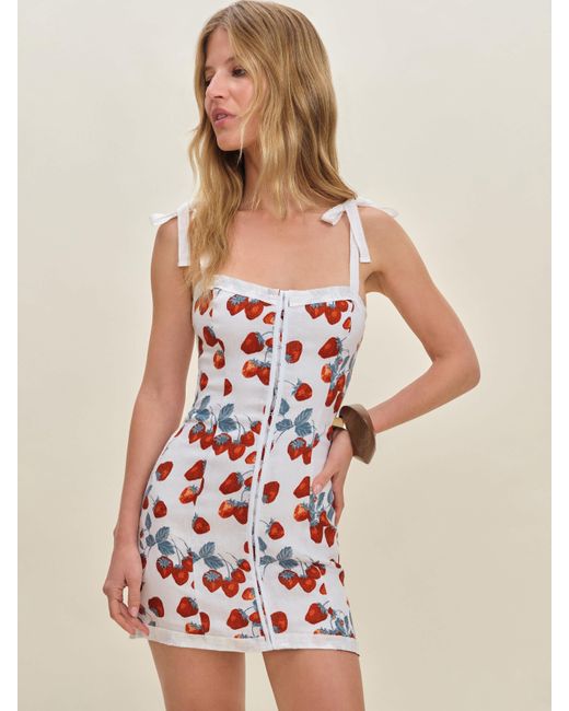 Reformation Pink Dion Dress 10