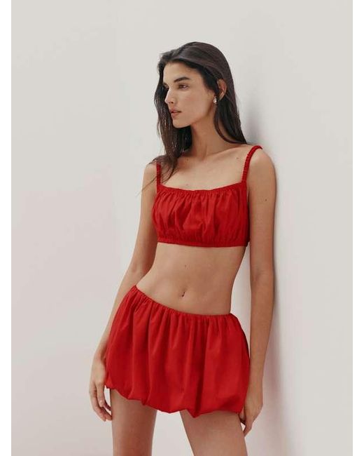 Reformation Red Sienna Two Piece